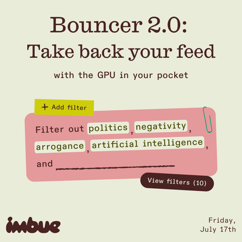 Bouncer 2.0: Take back your feed