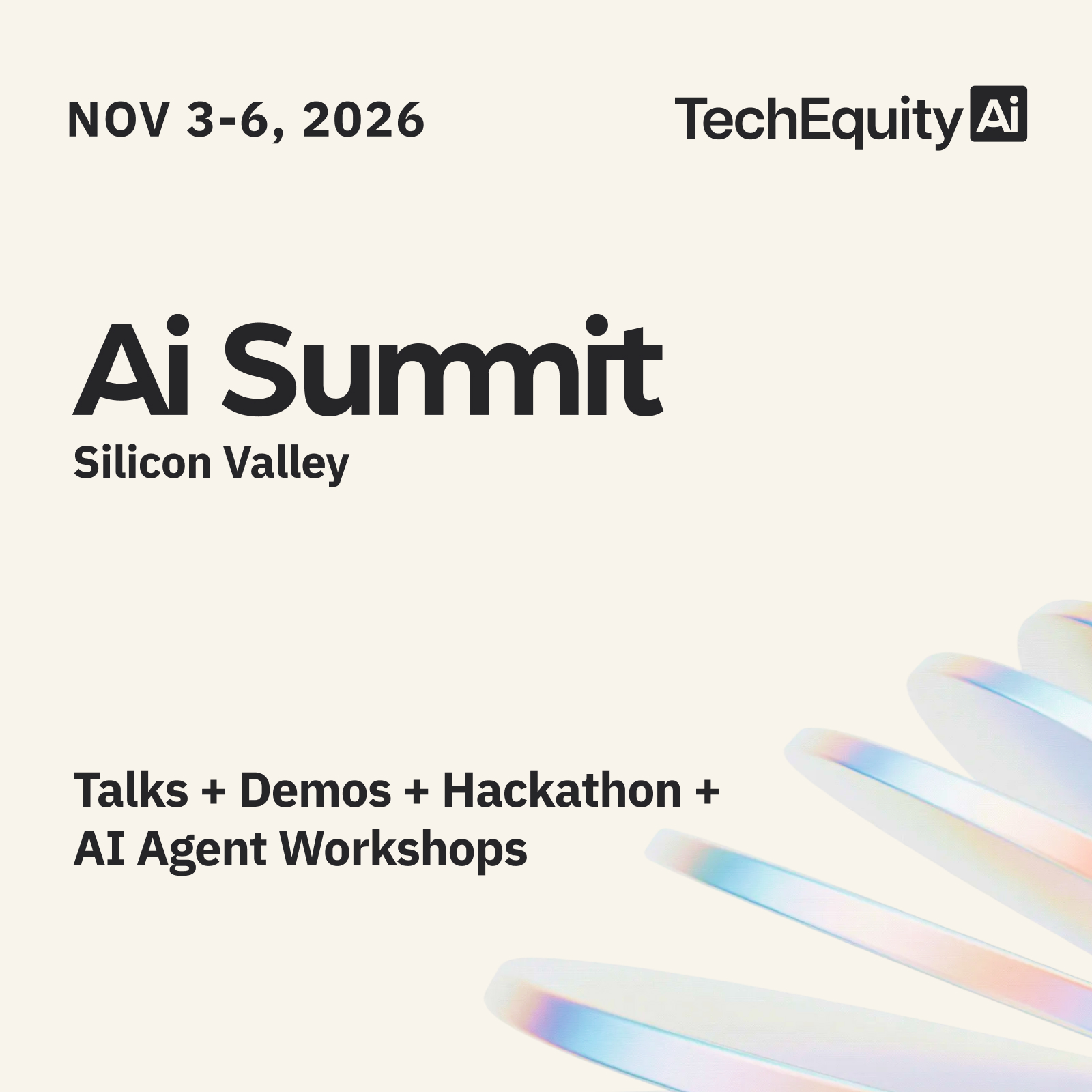 TechEquity Ai Summit 2026: Talks + Workshops + Hackathon