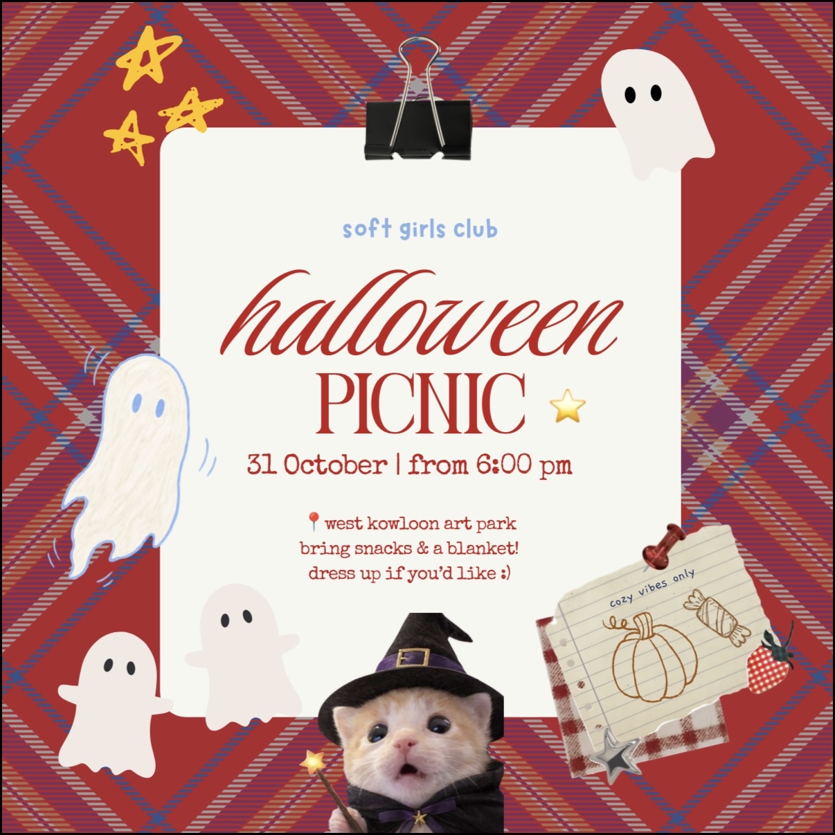 COZY HALLOWEEN PICNIC | SOFT GIRLS CLUB