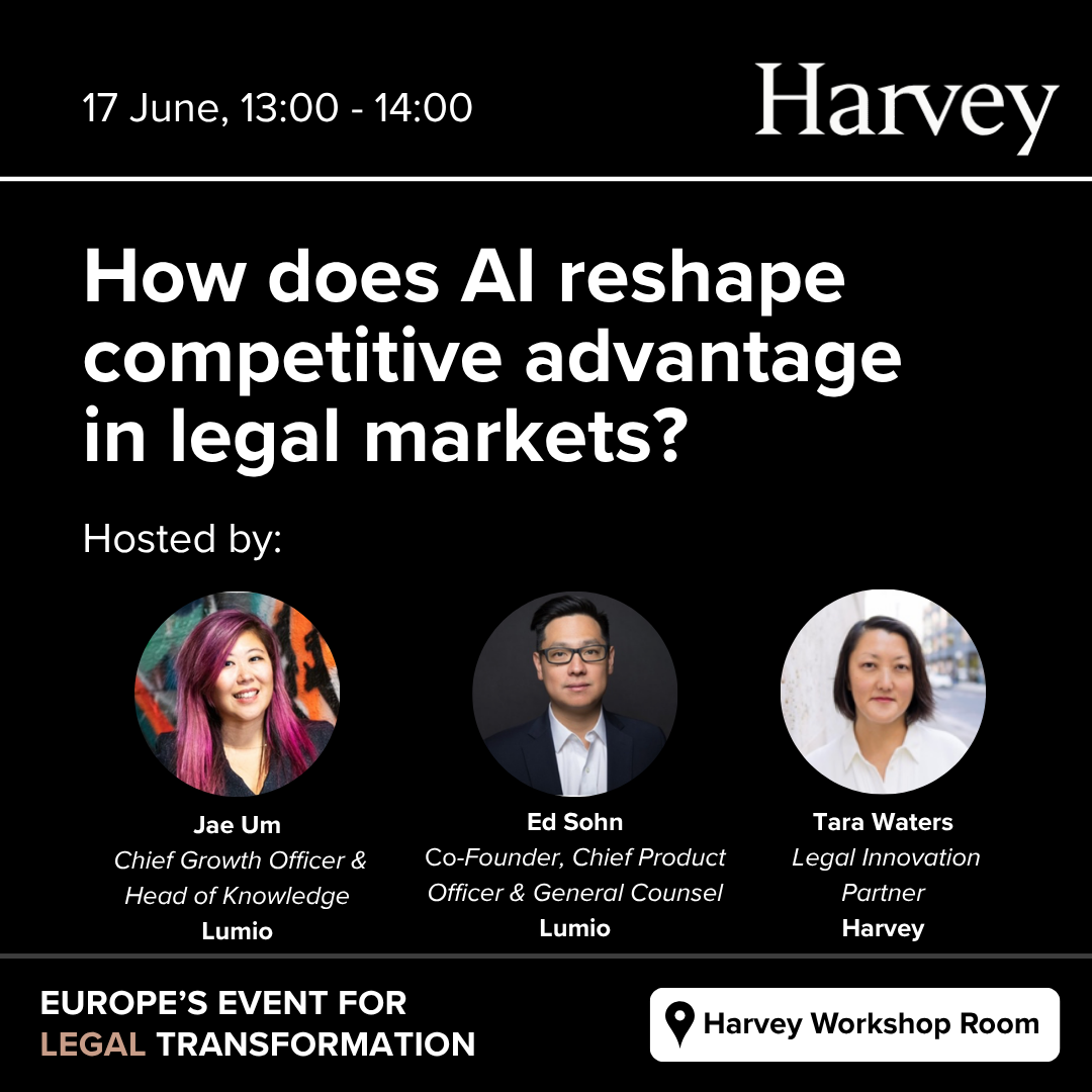 Cover art for #How Does AI Reshape Competitive Advantage in Legal Markets? — London, United Kingdom