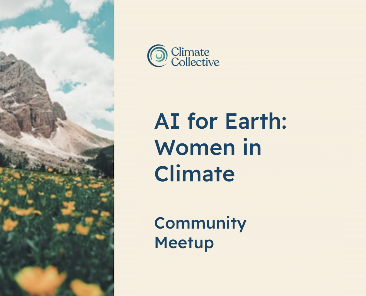 IA pour la Terre : Femmes dans le Climat (Anciens + Cohorte actuelle)