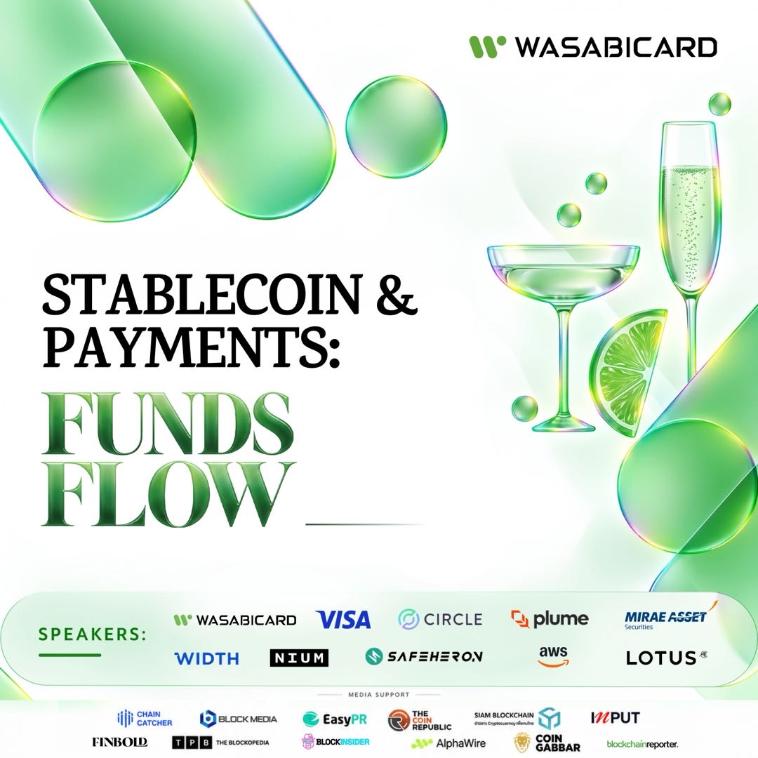 Stablecoin & Payments: Funds Flow (WasabiCard)