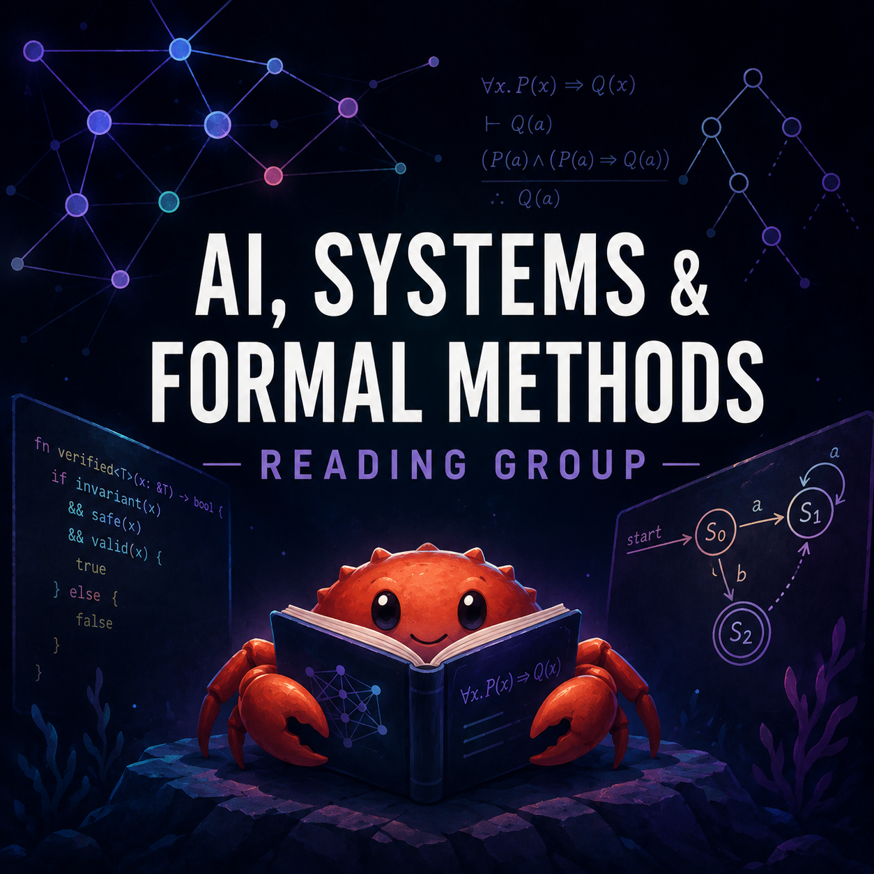 Cover art for #AI, Systems & Formal Methods Reading Group — Mindspace Williamsburg