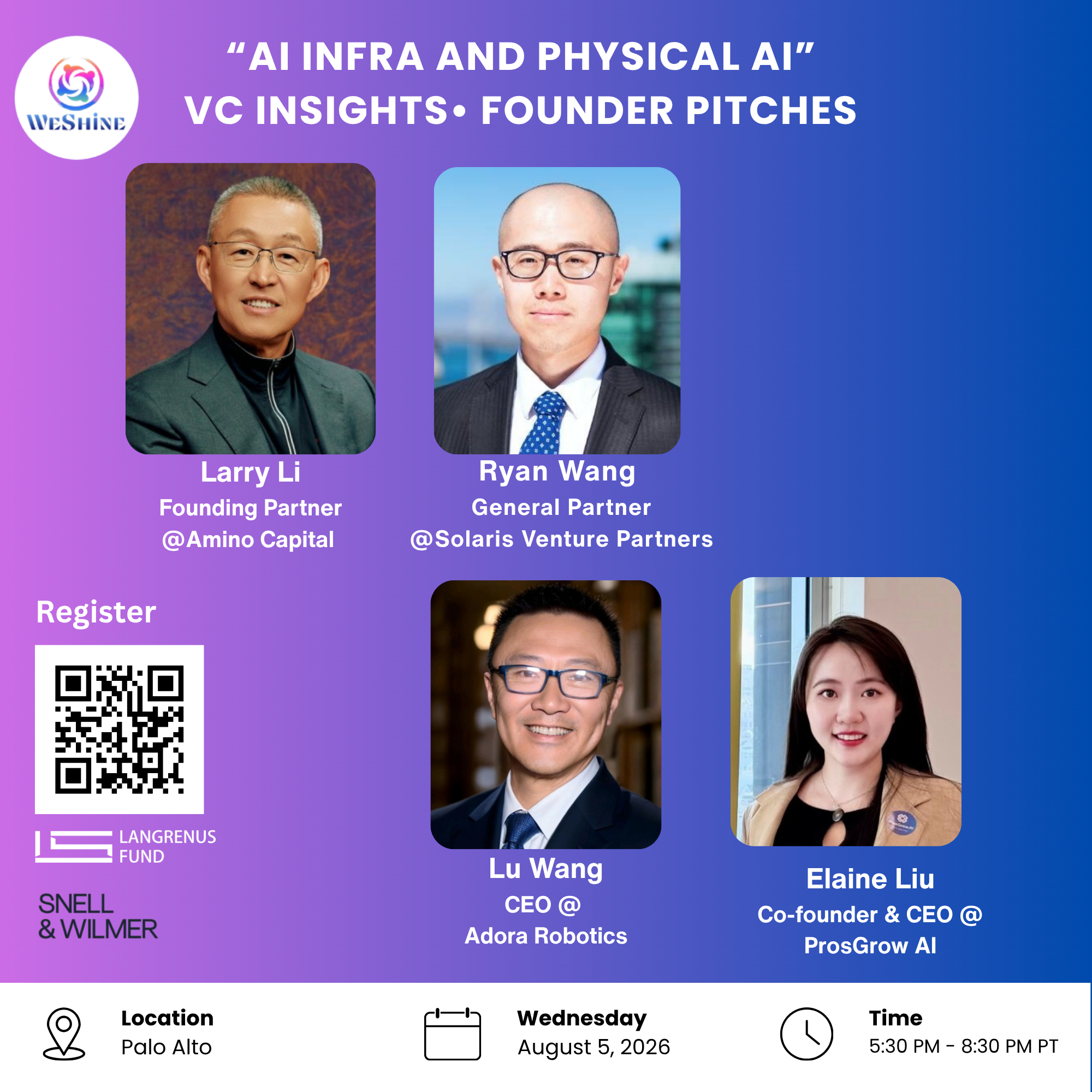 “Physical Intelligence and AI Infra” VC Insights• Founder Pitches