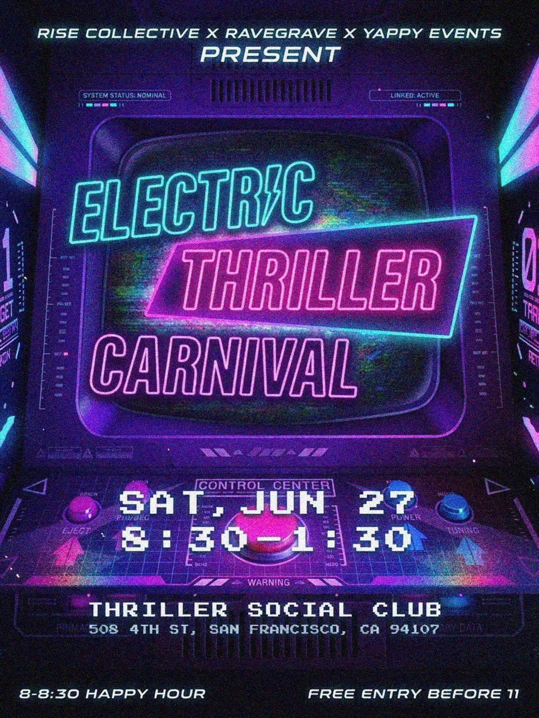 Cover art for #Electric Thriller Carnival — Thriller Social Club