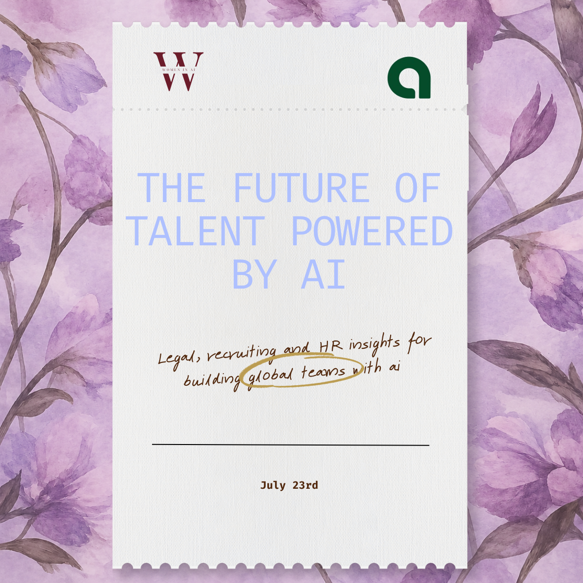 The Future of Talent, Powered by AI by Women in AI and Alma