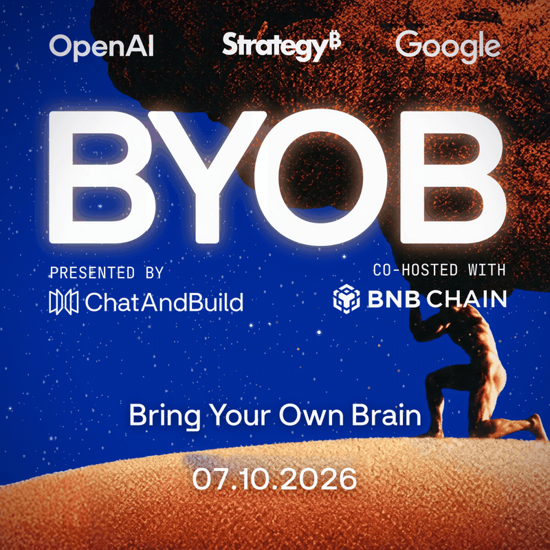BYOB by ChatAndBuild | with OpenAI, Google, Strategy, BNB Chain