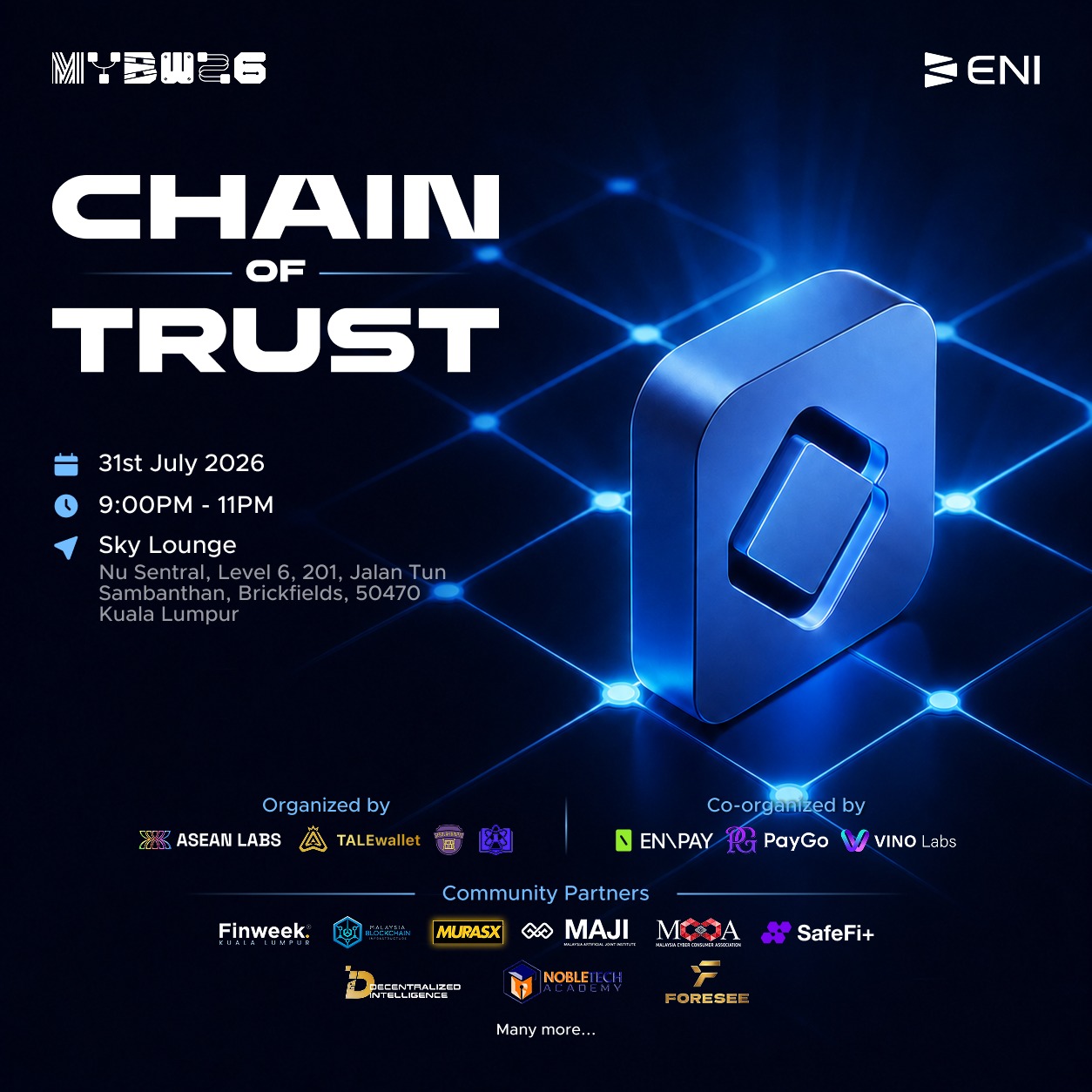 Chain of Trust: Connecting Leaders, Building the Digital Economy.