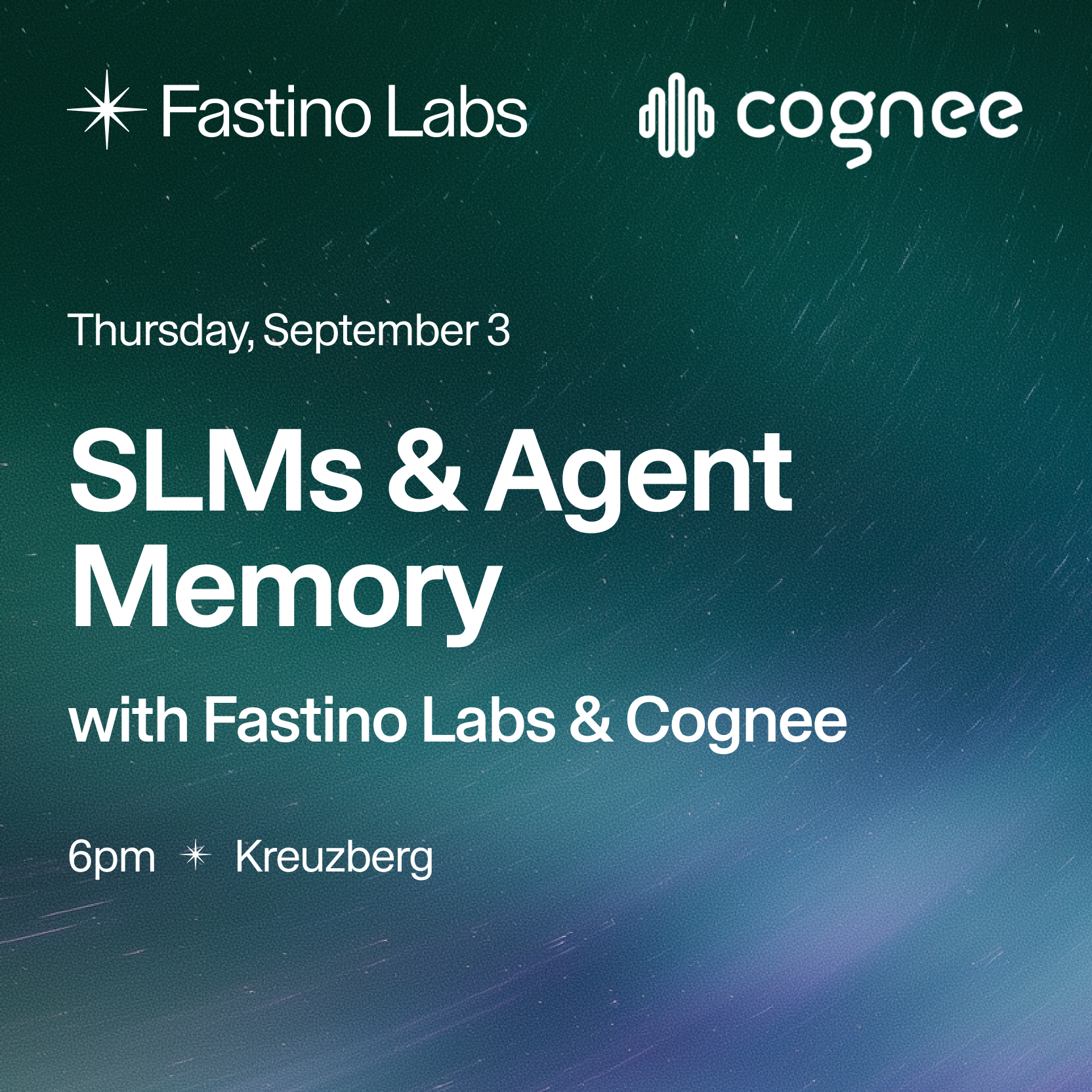 SLMs & Agent Memory with Cognee & Fastino Labs