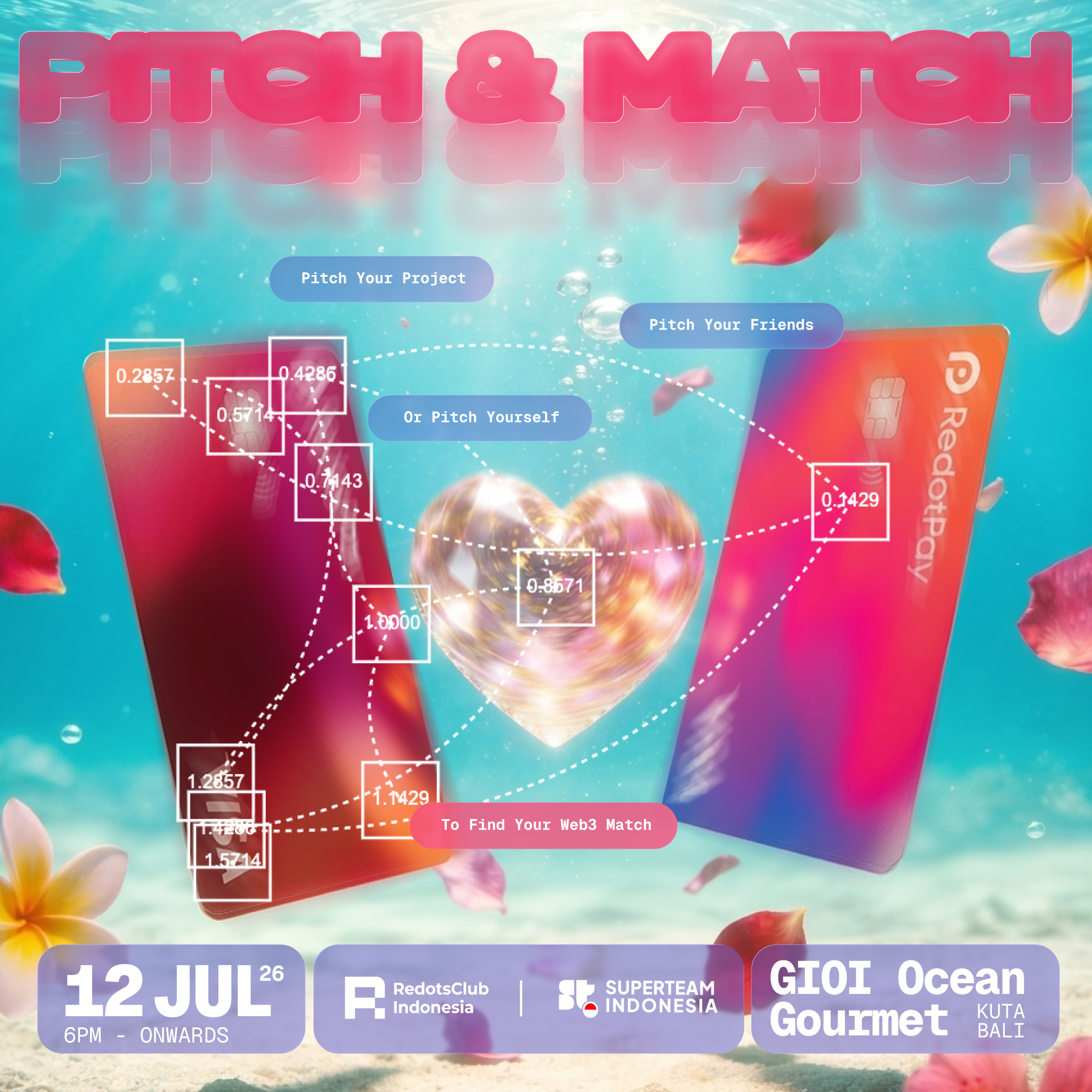 RedotsClub Indonesia: Pitch & Match Bali Edition