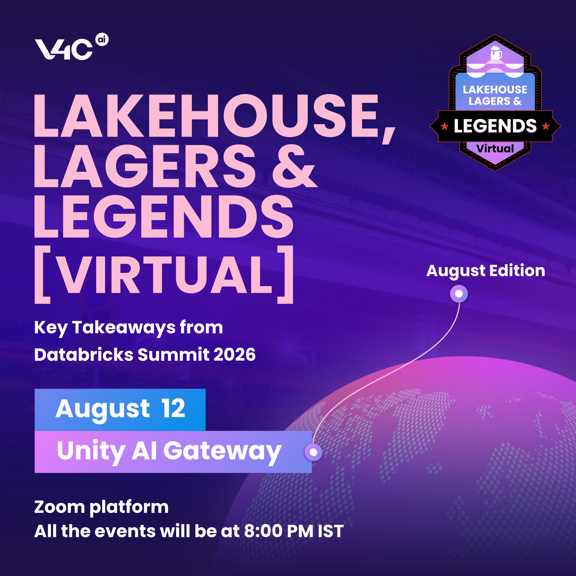 Lakehouse, Lagers & Legends [Wirtualne]: Kluczowe wnioski z Databricks Summit 2026 na temat Unity AI Gateway