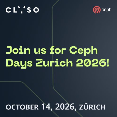 Ceph Day Zurich 2026 π¨π