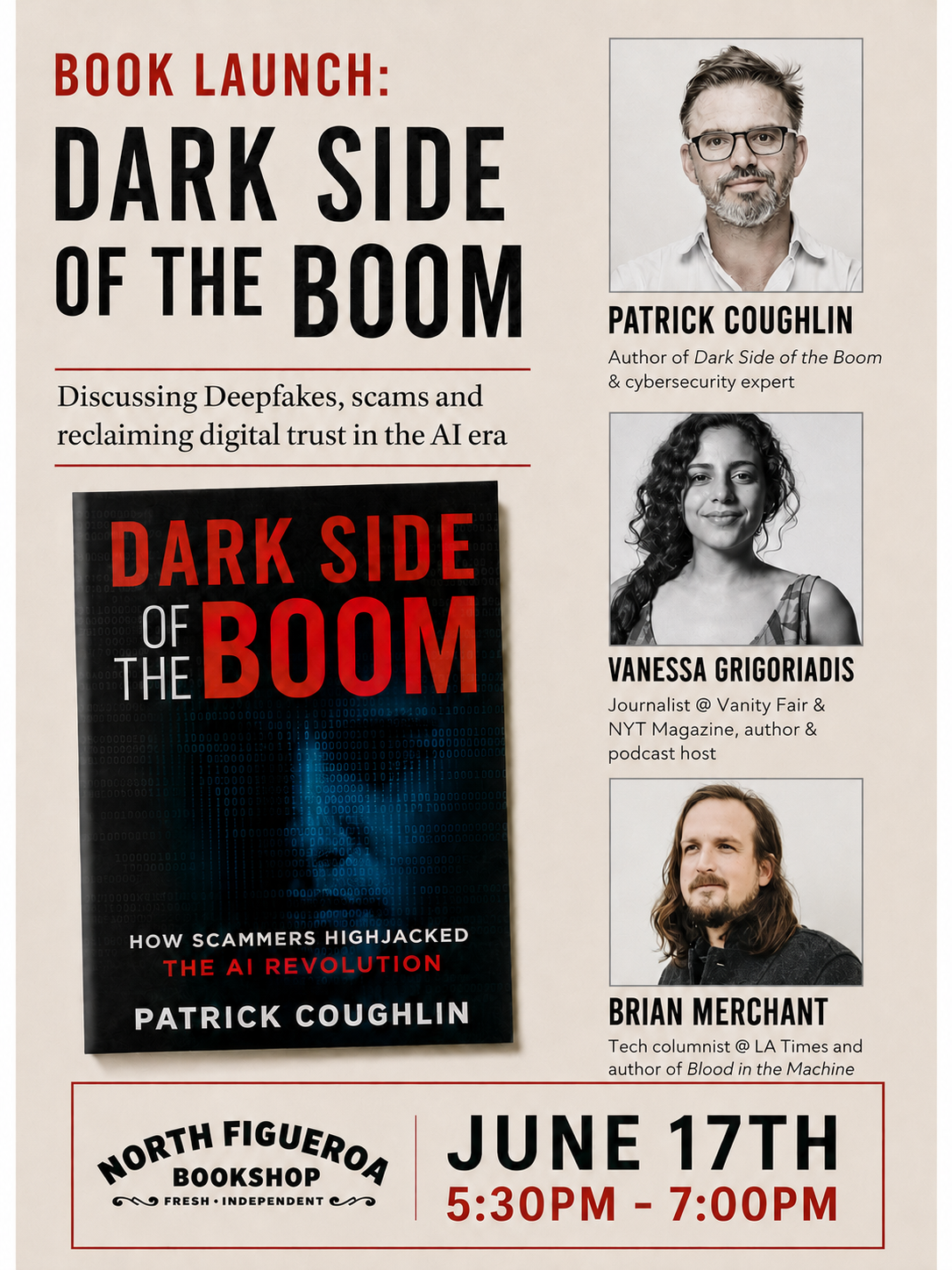 Book Launch: Dark Side of the Boom by Patrick Coughlin