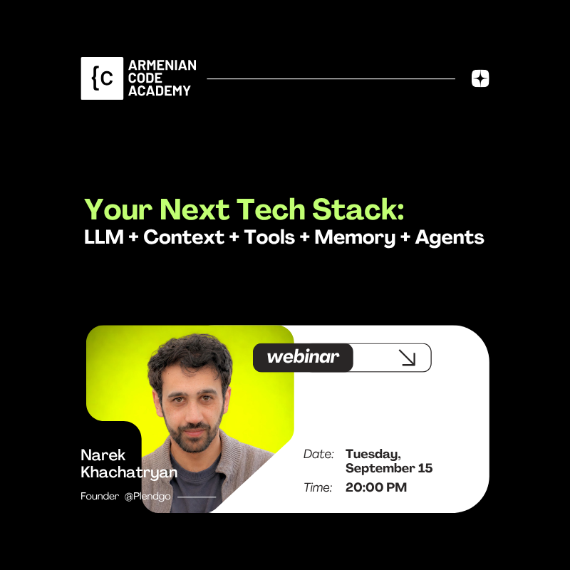 Your Next Tech Stack: LLM + Context + Tools + Memory + Agents