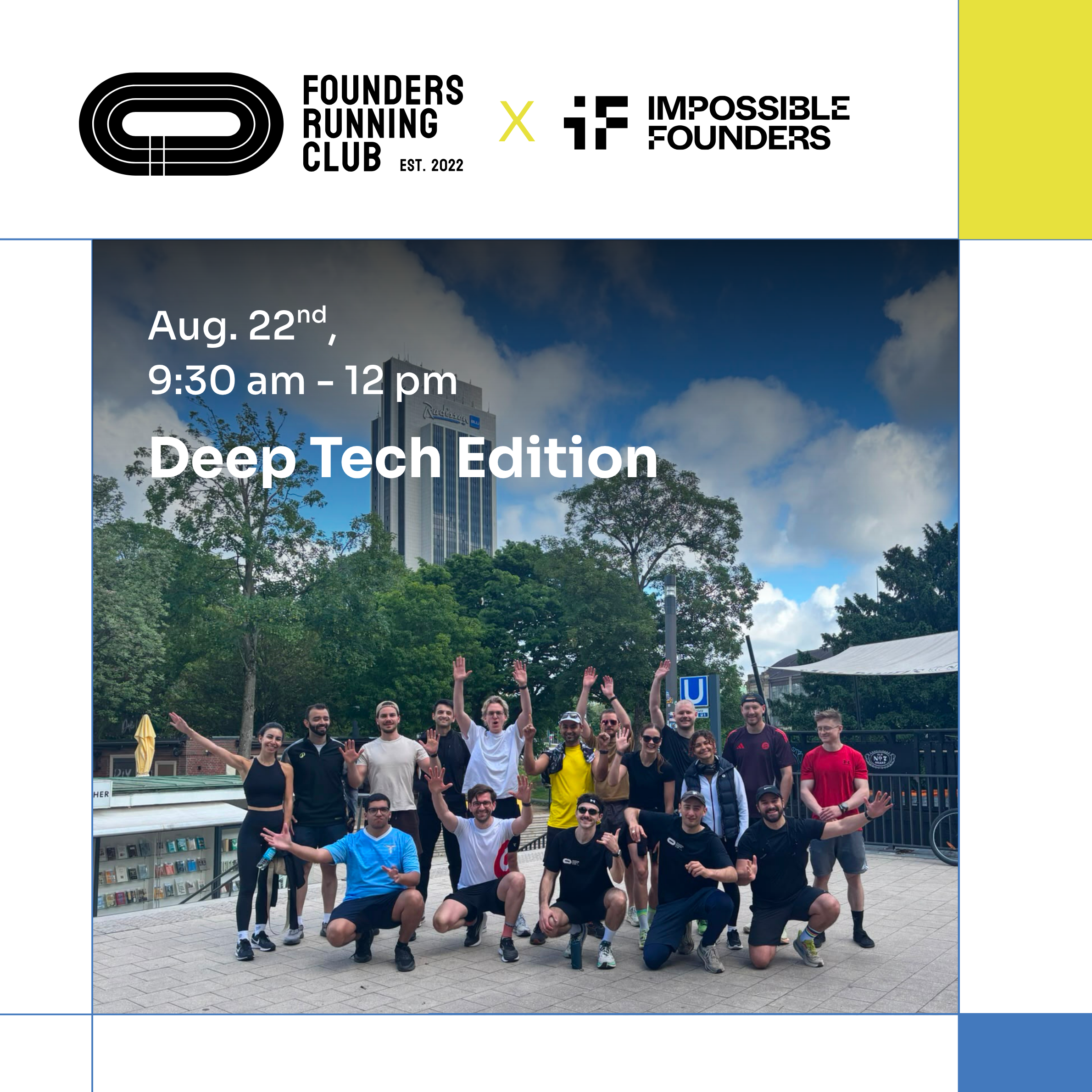 Founders Running Club x impossible Founders - Deep Tech Edition