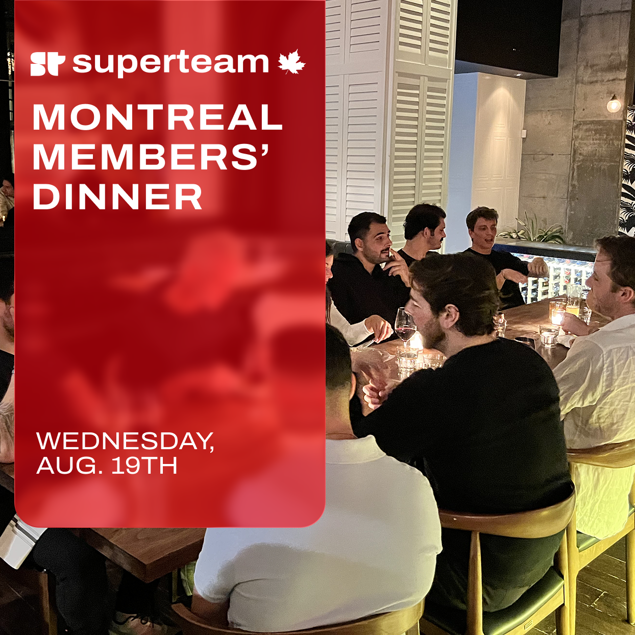 Members' Dinner