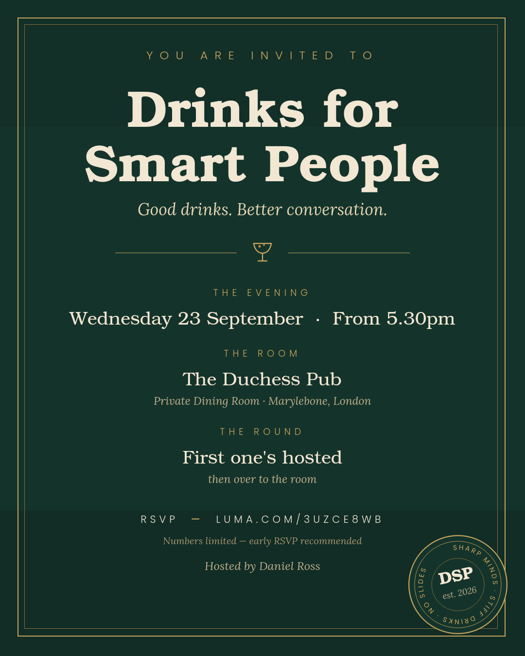 Drinks for Smart People