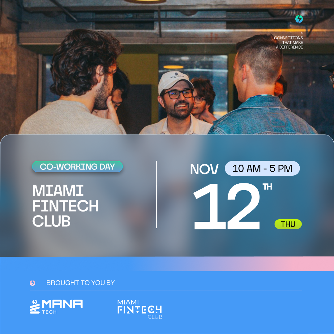 Miami Fintech Club Coworking Day