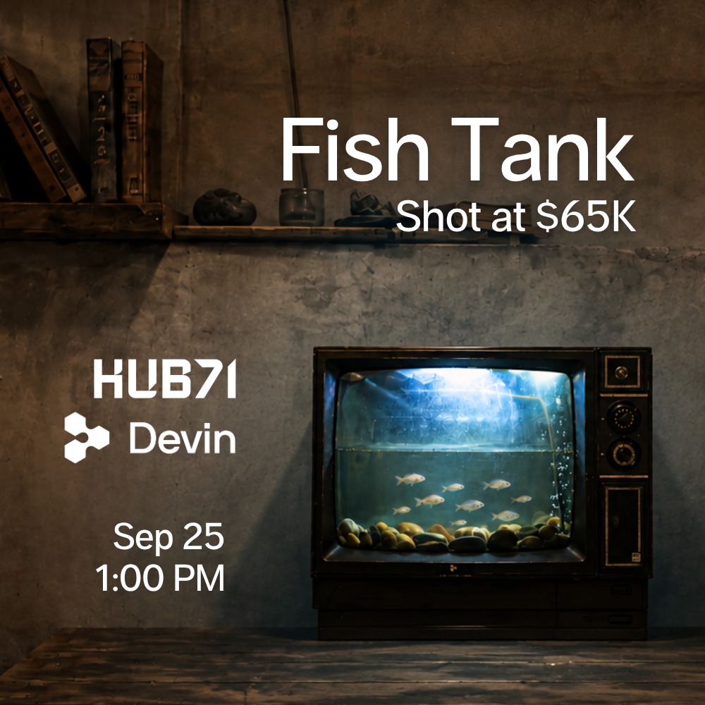 Fish Tank por Devin & Hub71