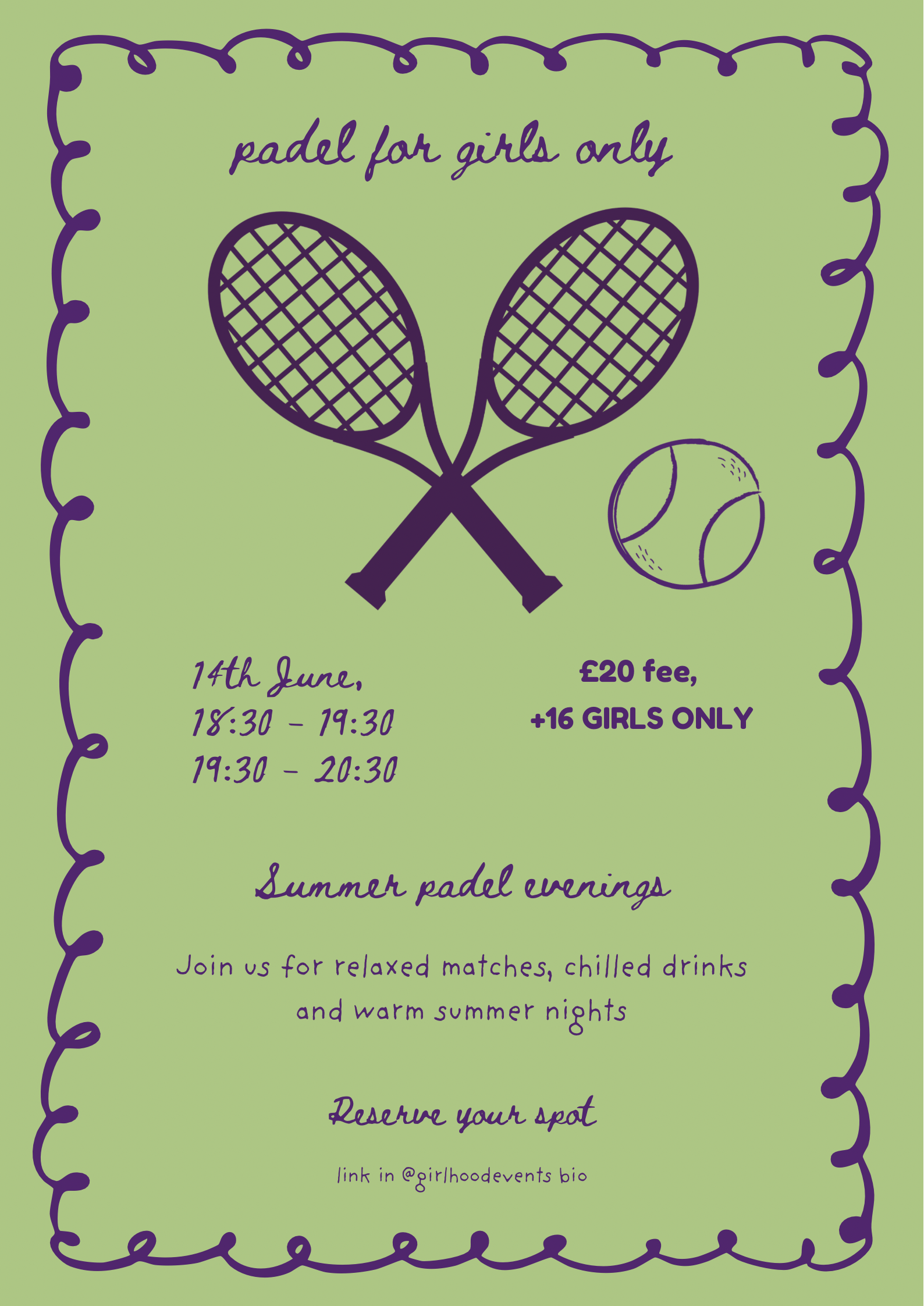 Padel Evening for girls only