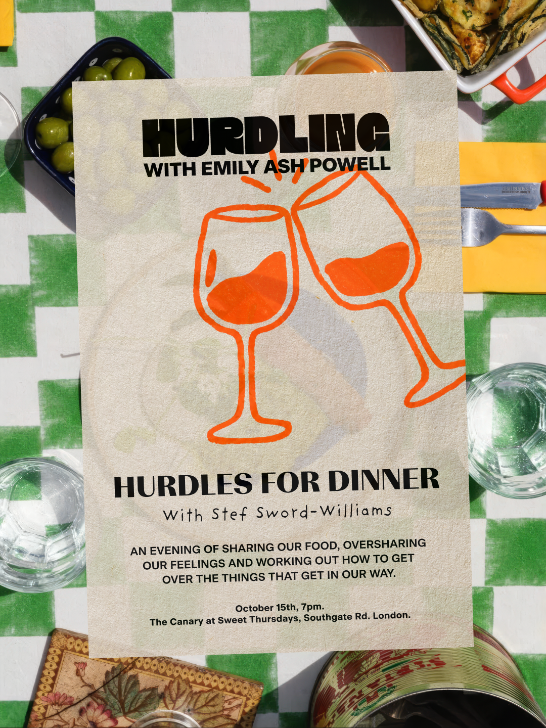 Hurdling presents: Hurdles for Dinner with Stef Sword-Williams – Behind the Brave Face
