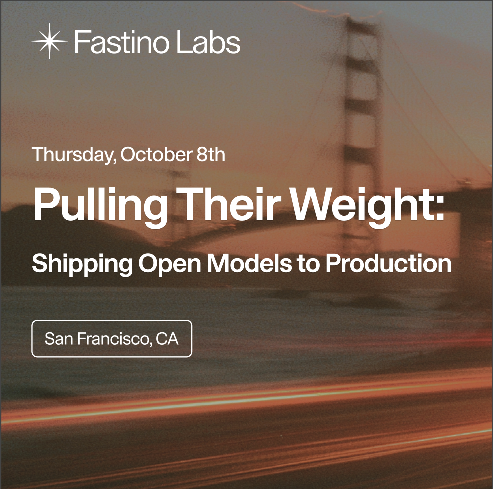 Pulling their weight: Shipping open models to production