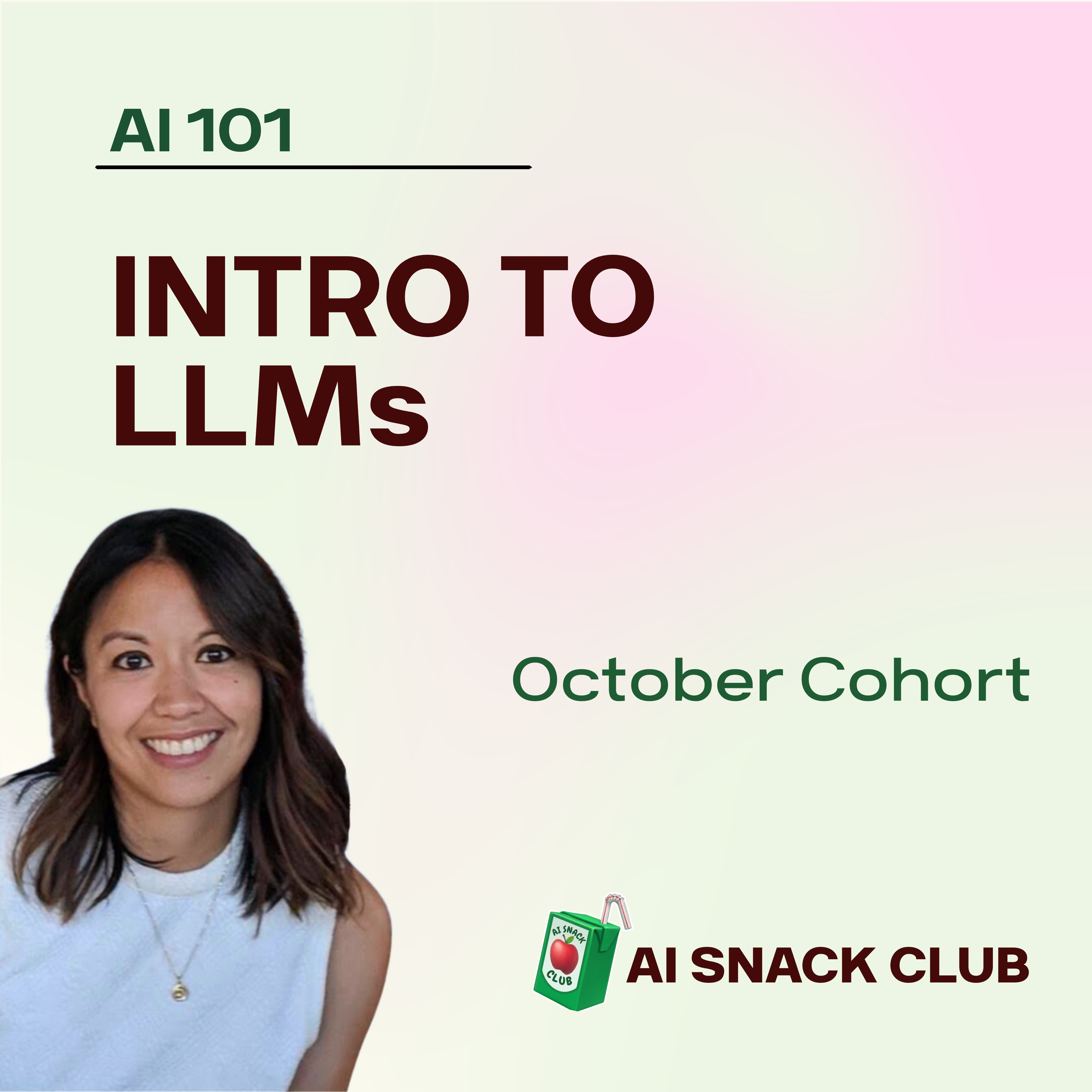 KI 101: Einführung in LLMs (Oktober-Kohorte)