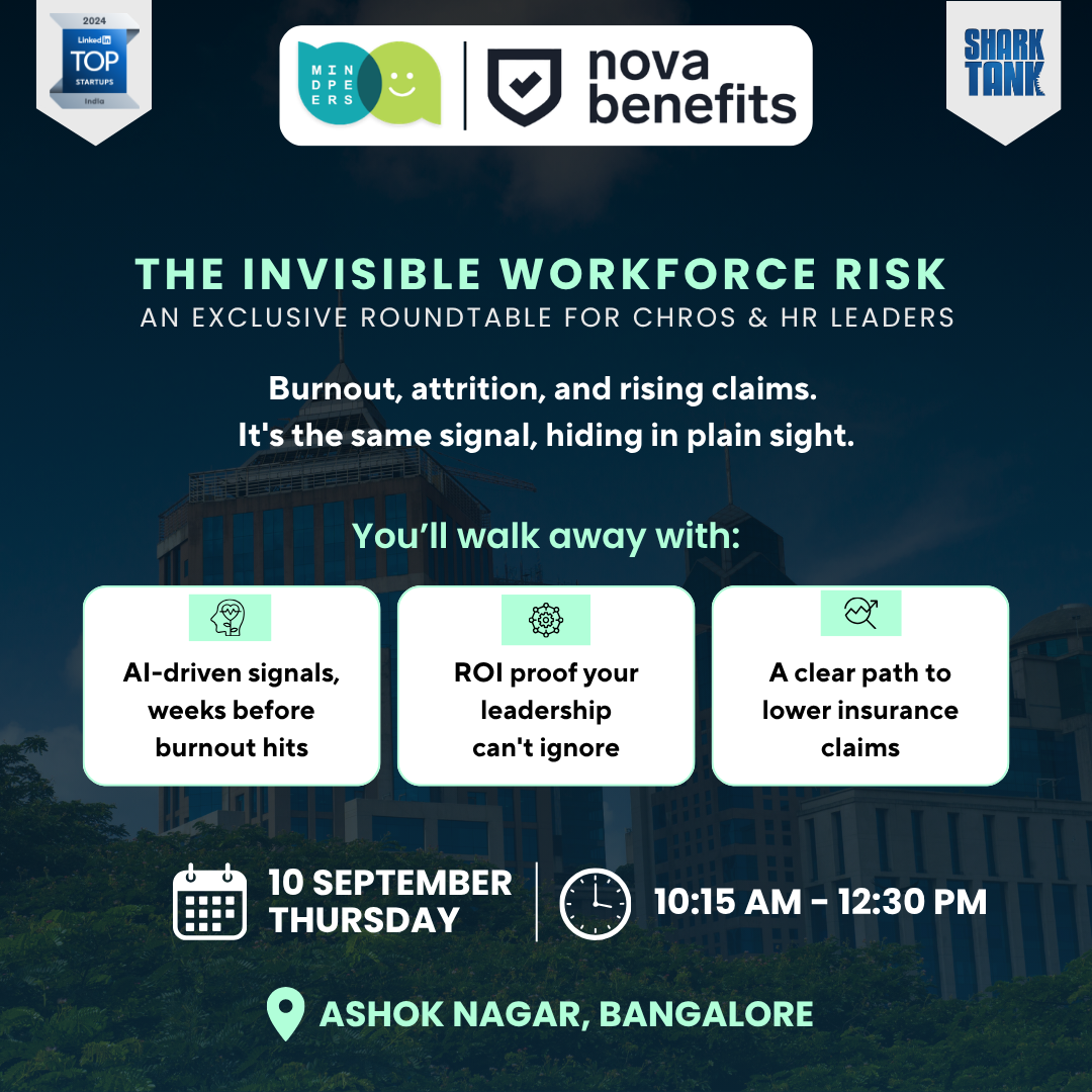 MindPeers x Nova Benefits | The Invisible Risk: A Workforce Intelligence Breakfast