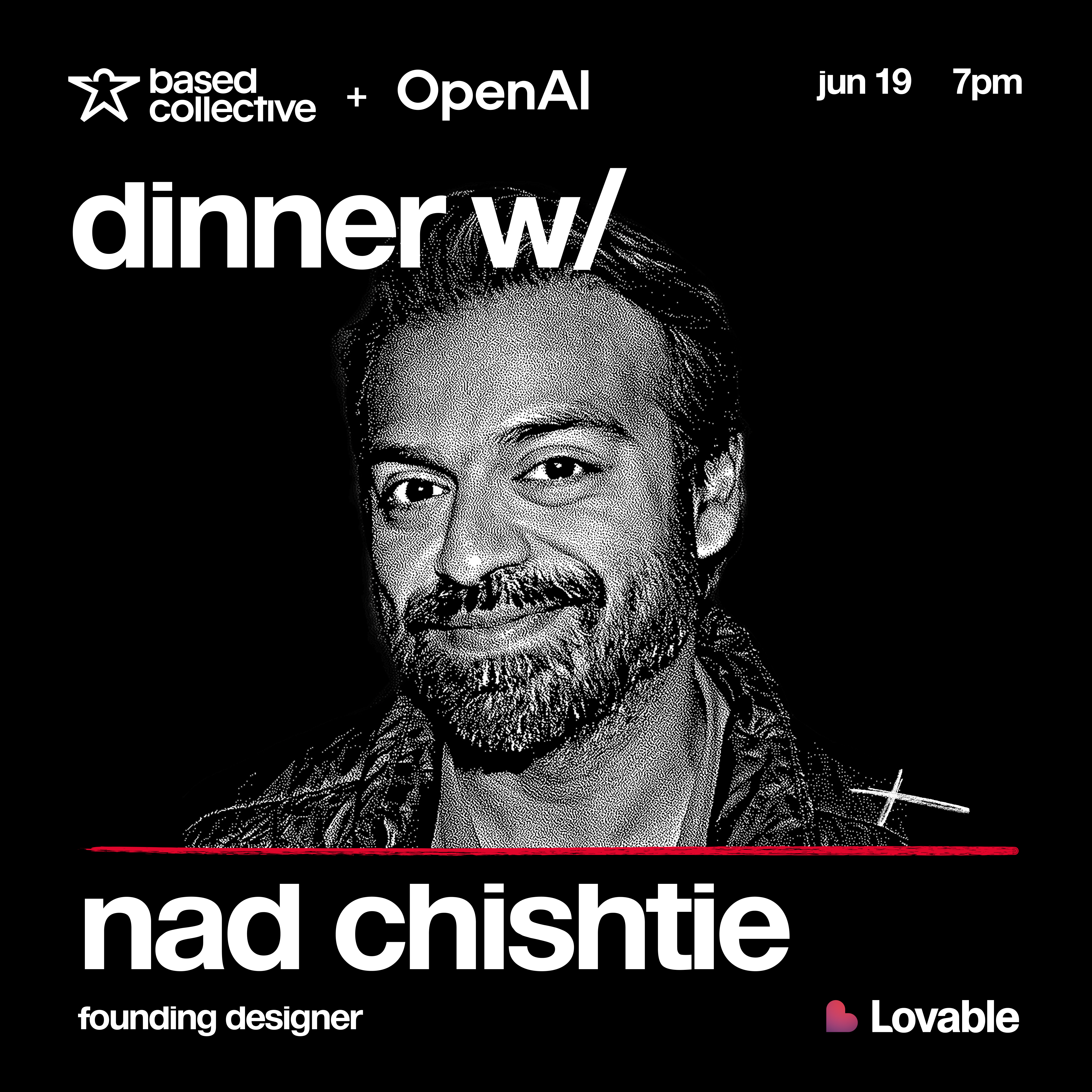 Cover art for #dinner w/ nad chishtie (lovable) — London, United Kingdom