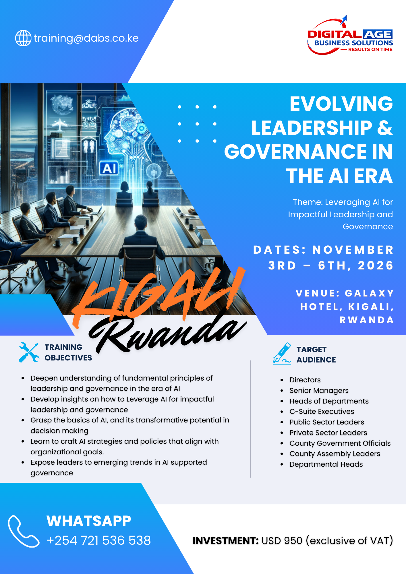 LEADERSHIP AND GOVERNANCE IN THE ERA OF AI
