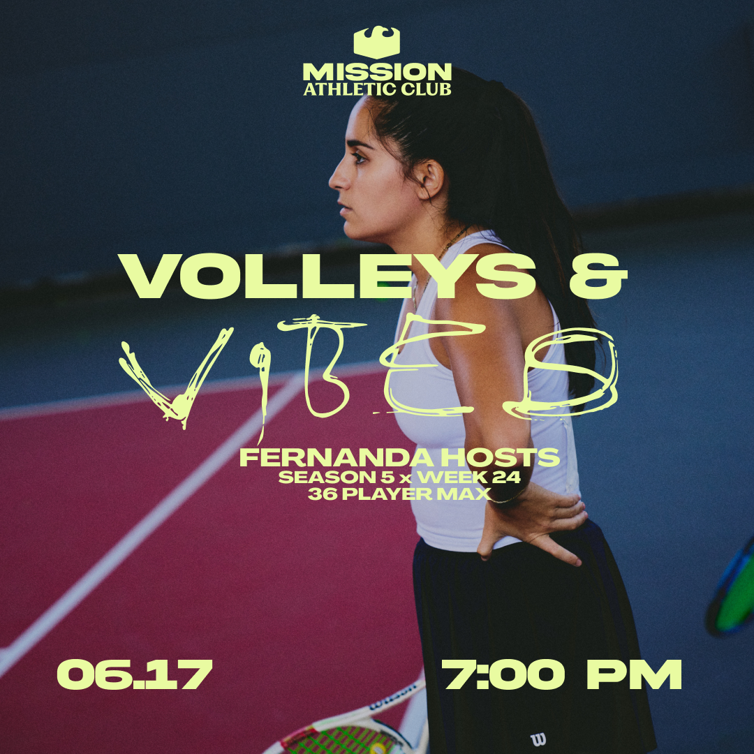 Cover art for #Fernanda Hosts Volleys & Pride: WEEK 24 — Crocker Amazon Tennis Courts