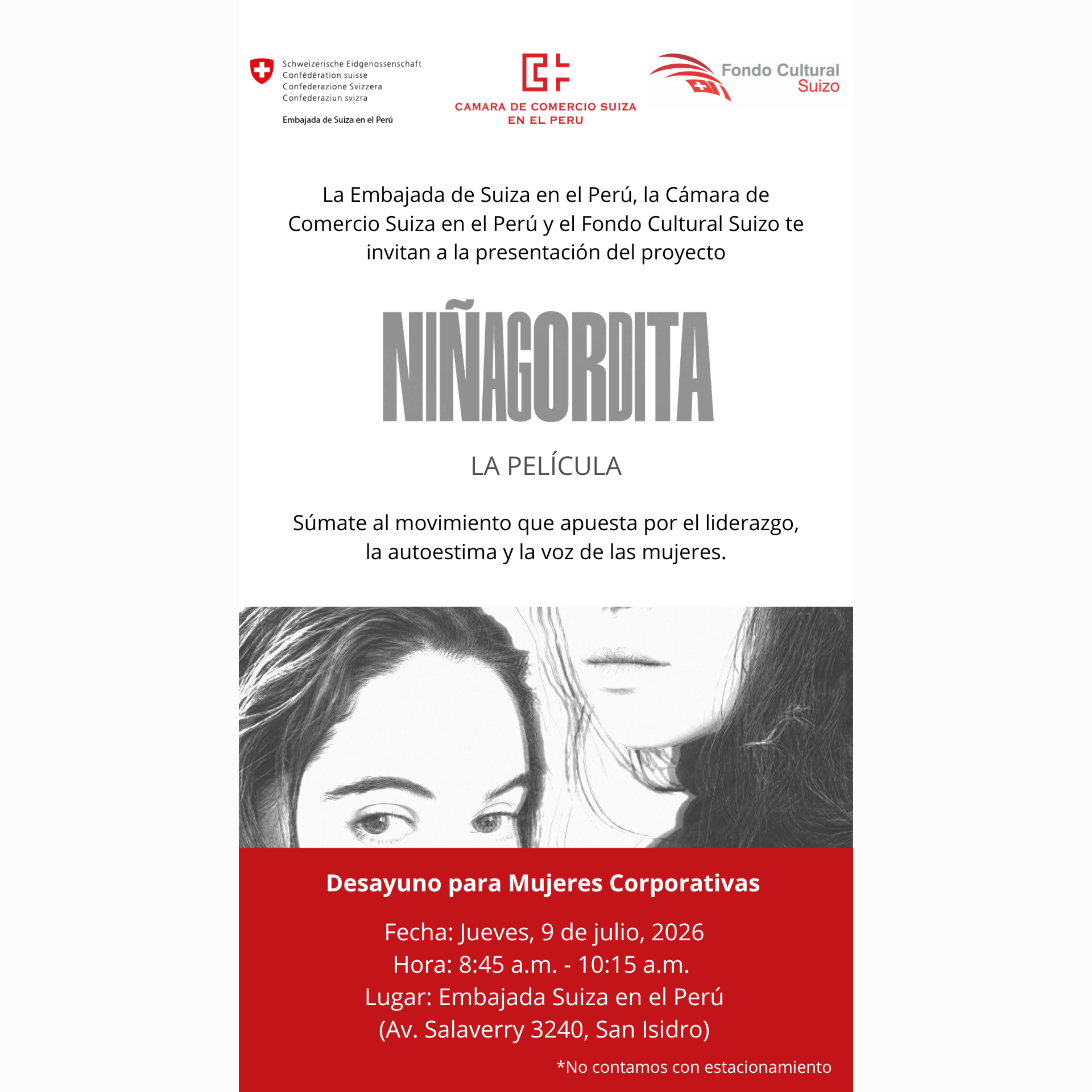 Desayuno para Mujeres Corporativas: Presentación del proyecto "Niñagordita: La Película"