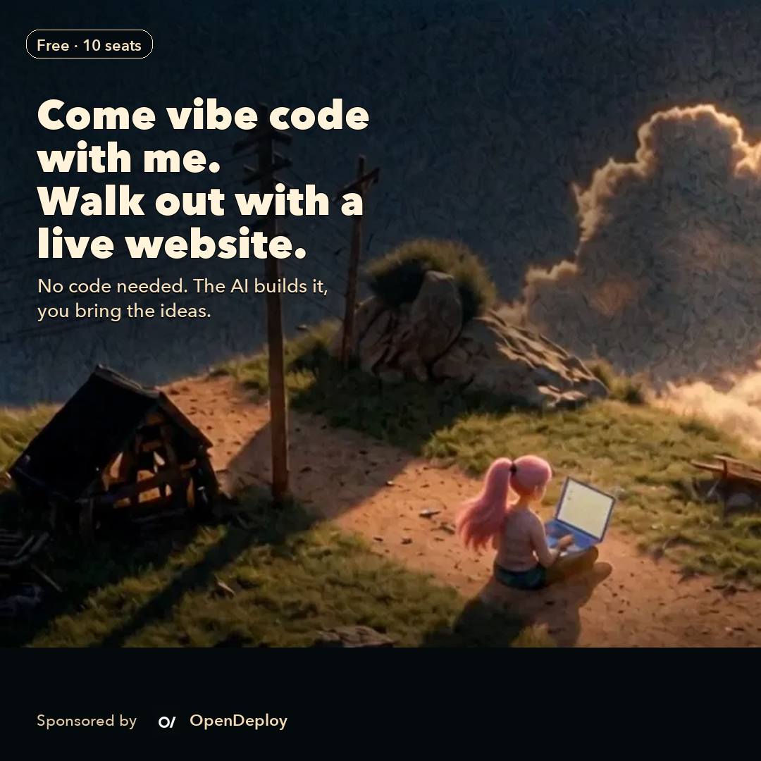 Vibecoding Workshop: From Idea to Hosted Website