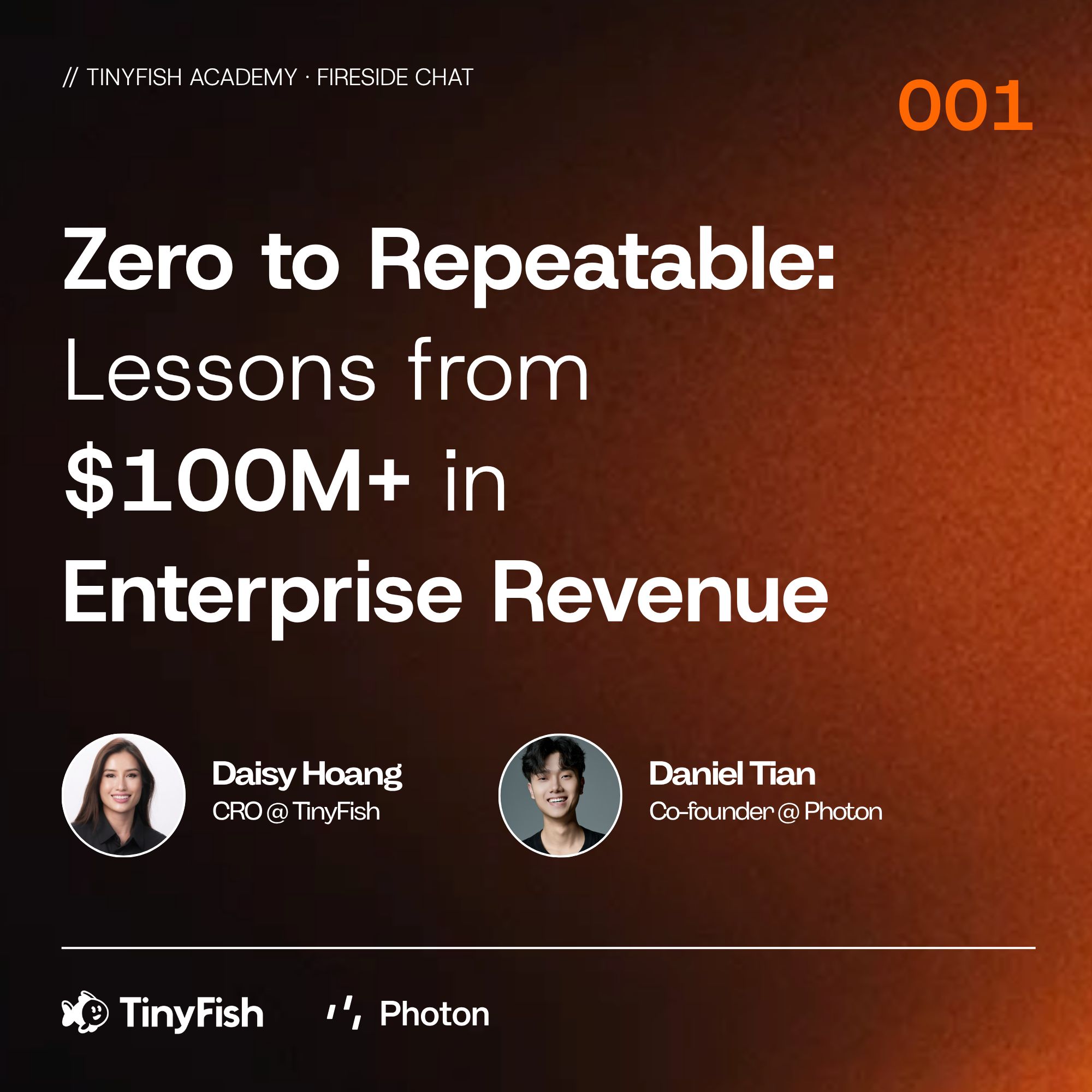 Zero to Repeatable: Lessons from $100M+ in Enterprise Revenue
