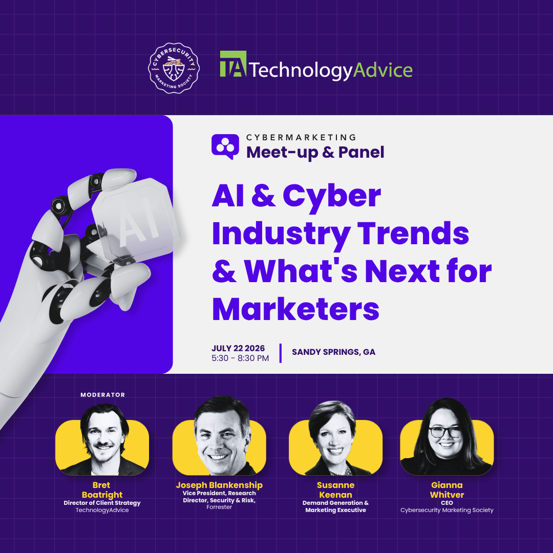 Encuentro y Panel de CyberMarketing: Tendencias de IA y la Industria Cibernética y Lo Que Viene para los Marketers