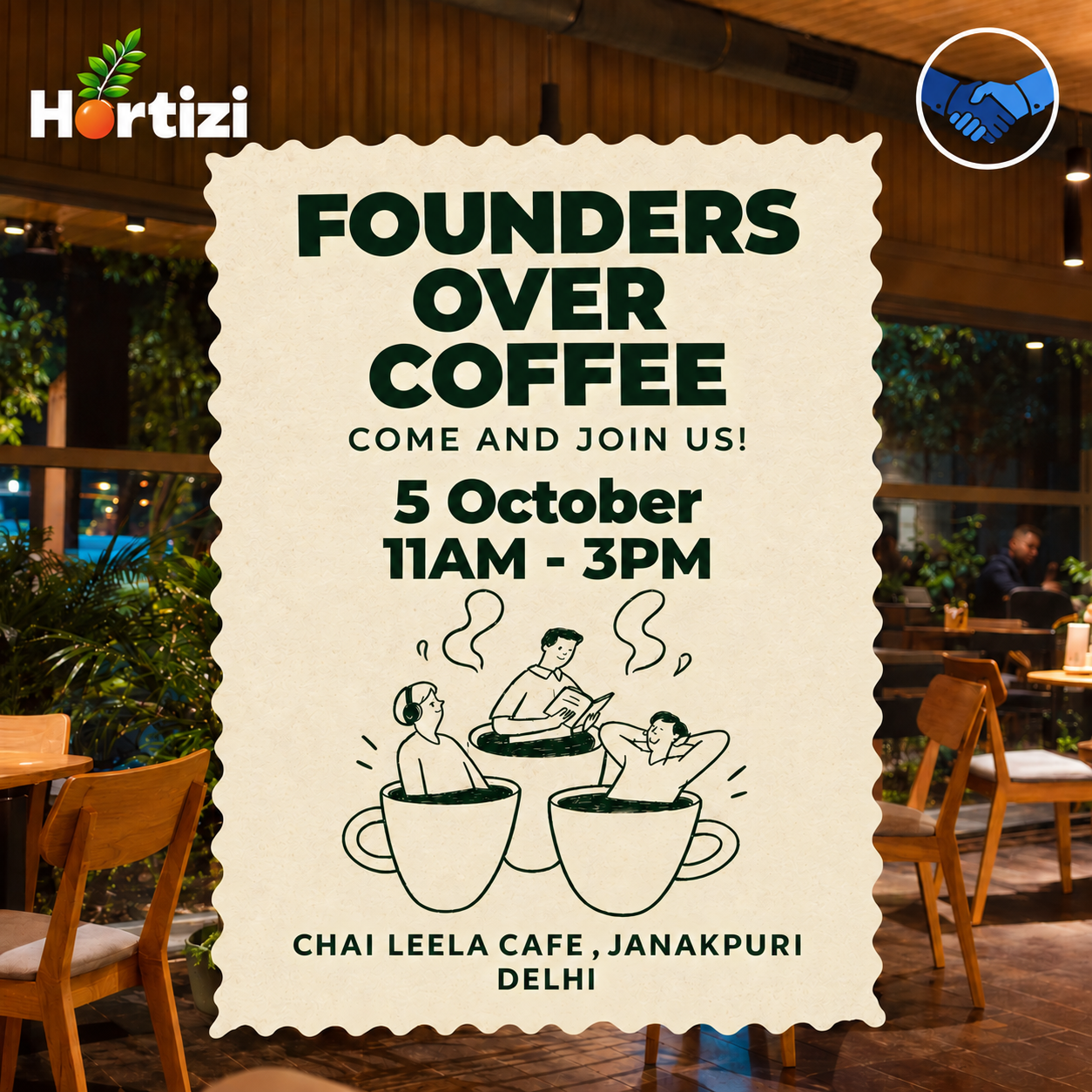 ArthaShakti , Founders Over Coffee
