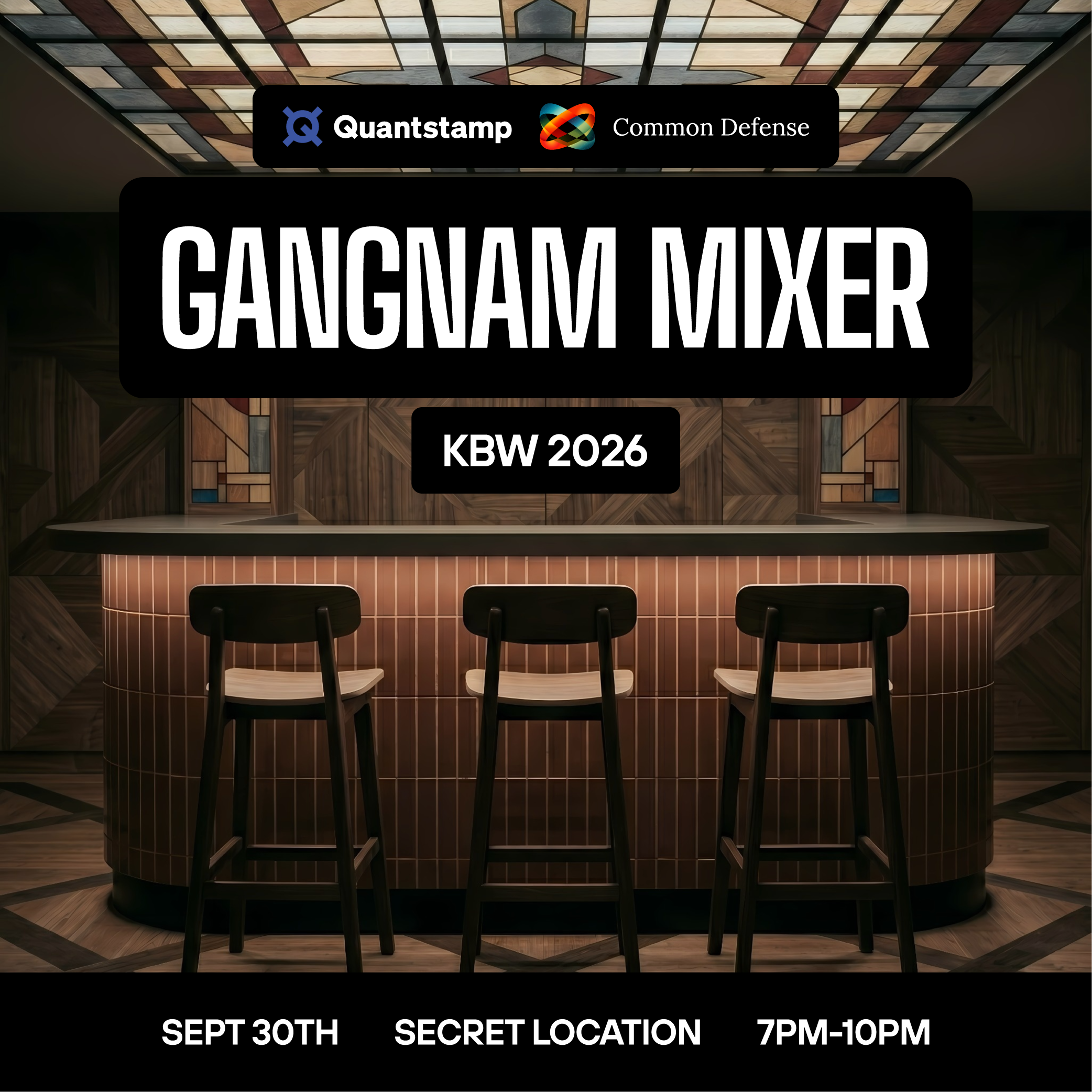 Quantstamp X Common Defense Gangnam Mixer | KBW 2026