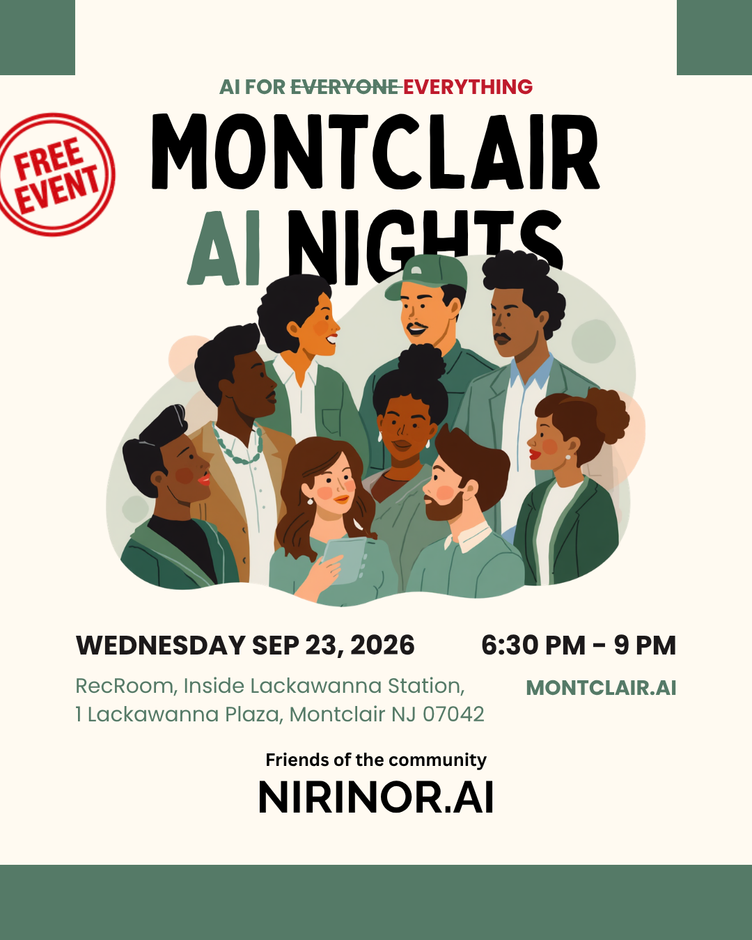 Montclair AI Nights — IA pour Tout