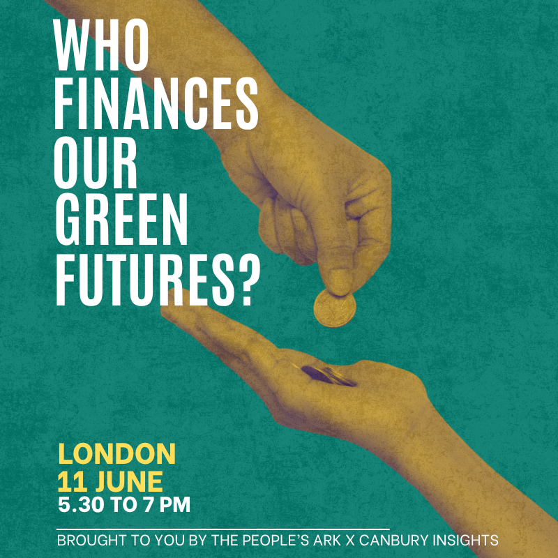 Cover art for #Who finances our green futures? — London, United Kingdom