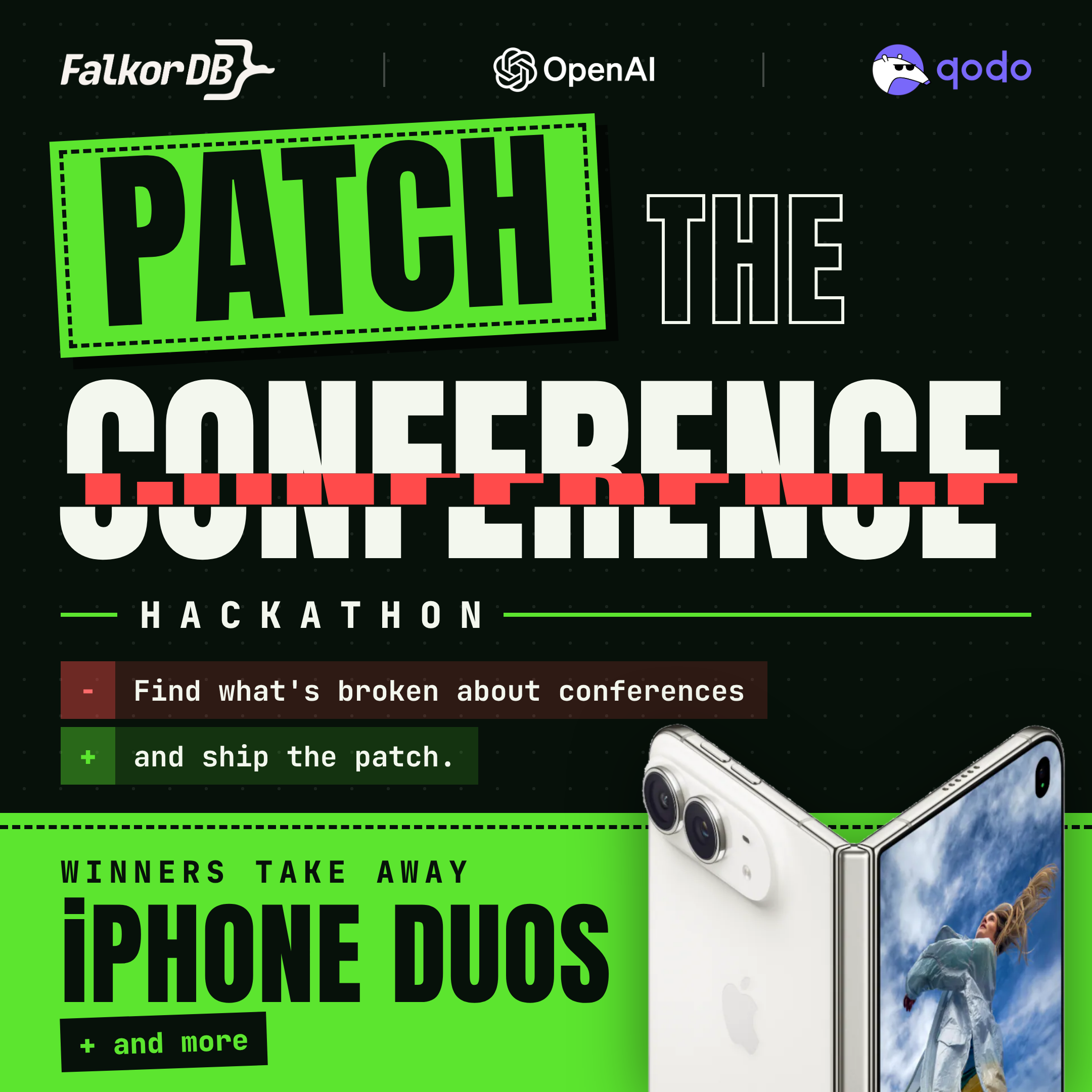 Win iPhone Duos at Patch the Conference Hackathon