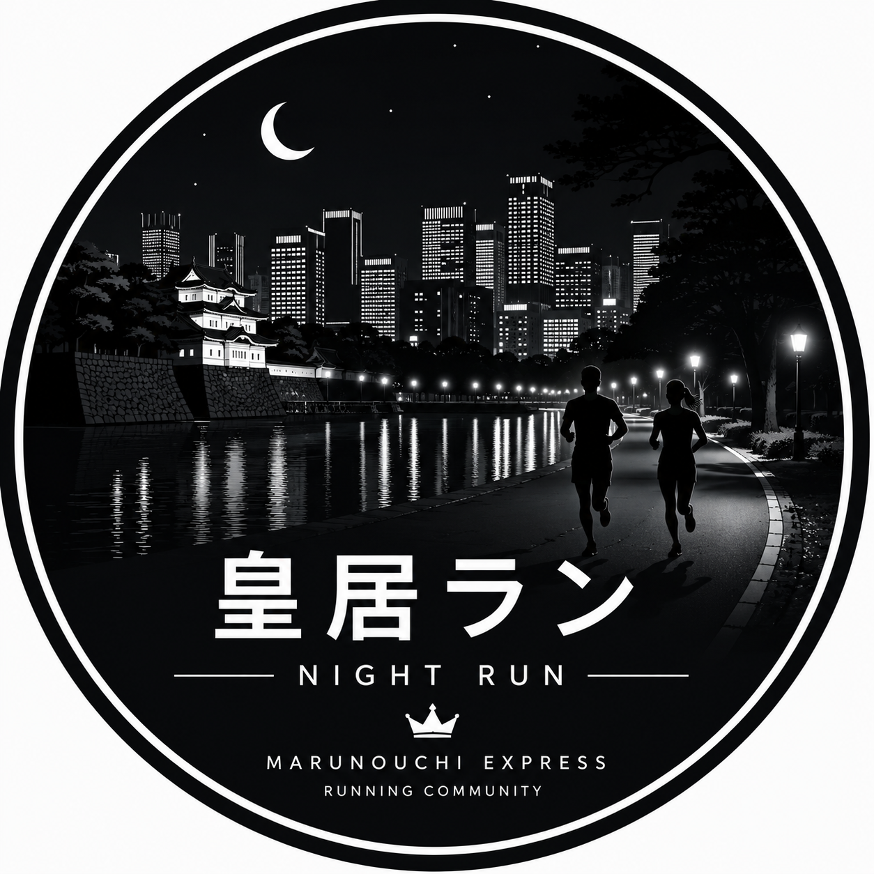8/13(木)19:30 皇居ラン