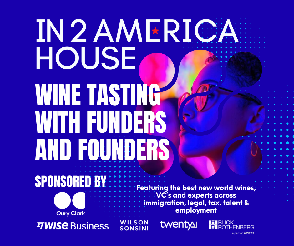 In2America House - Wine Tasting for Funders and Founders. Sponsored by Oury Clark