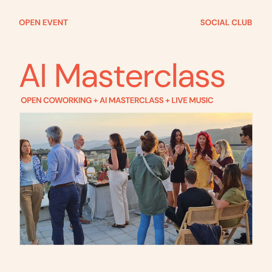 Masterclass IA + Coworking Ouvert + Musique Live
