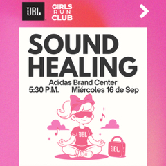 🎧 SOUND HEALING · JBL x GIRLS RUN CLUB