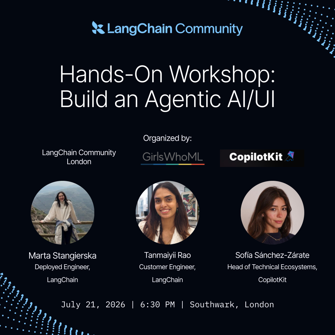 Hands-On Workshop — Build an Agentic Application with LangChain & CopilotKit
