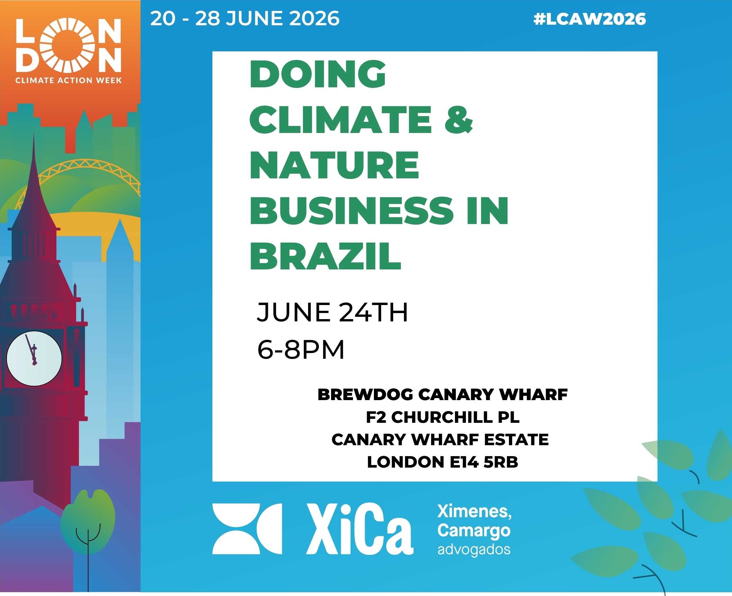 Doing Climate & Nature Business in Brazil @ LCAW