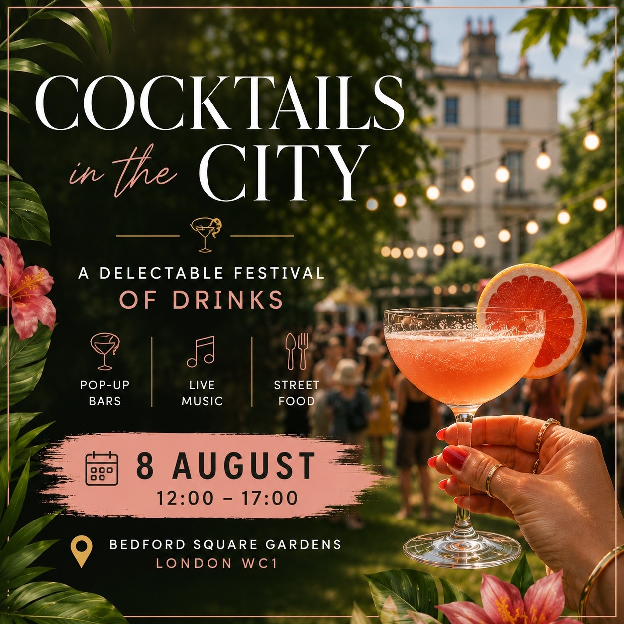 Cocktails in the City | Summer Garden Social