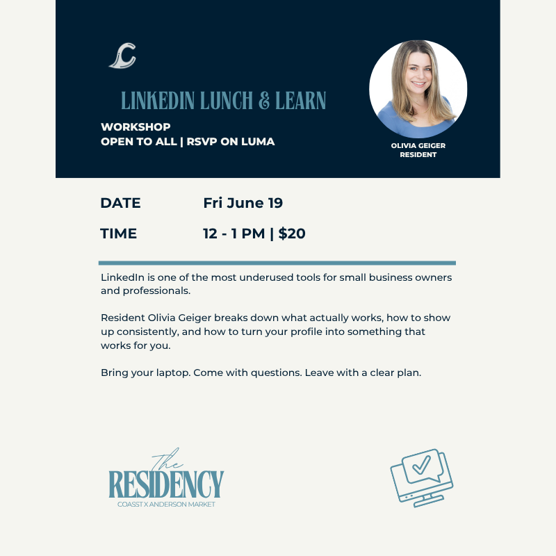 Cover art for #LinkedIn Lunch & Learn — Anderson Market