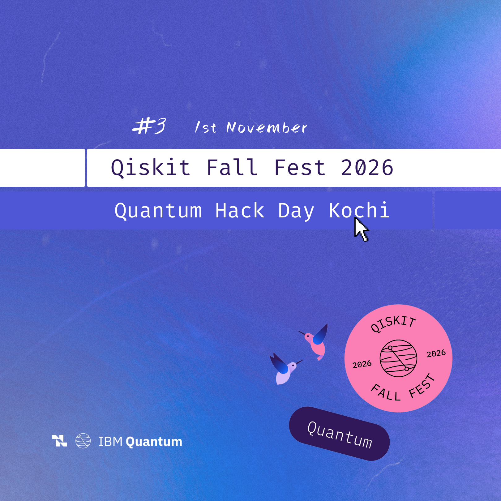 Qiskit Fall Fest 2026: Quantum Hack Day Kochi