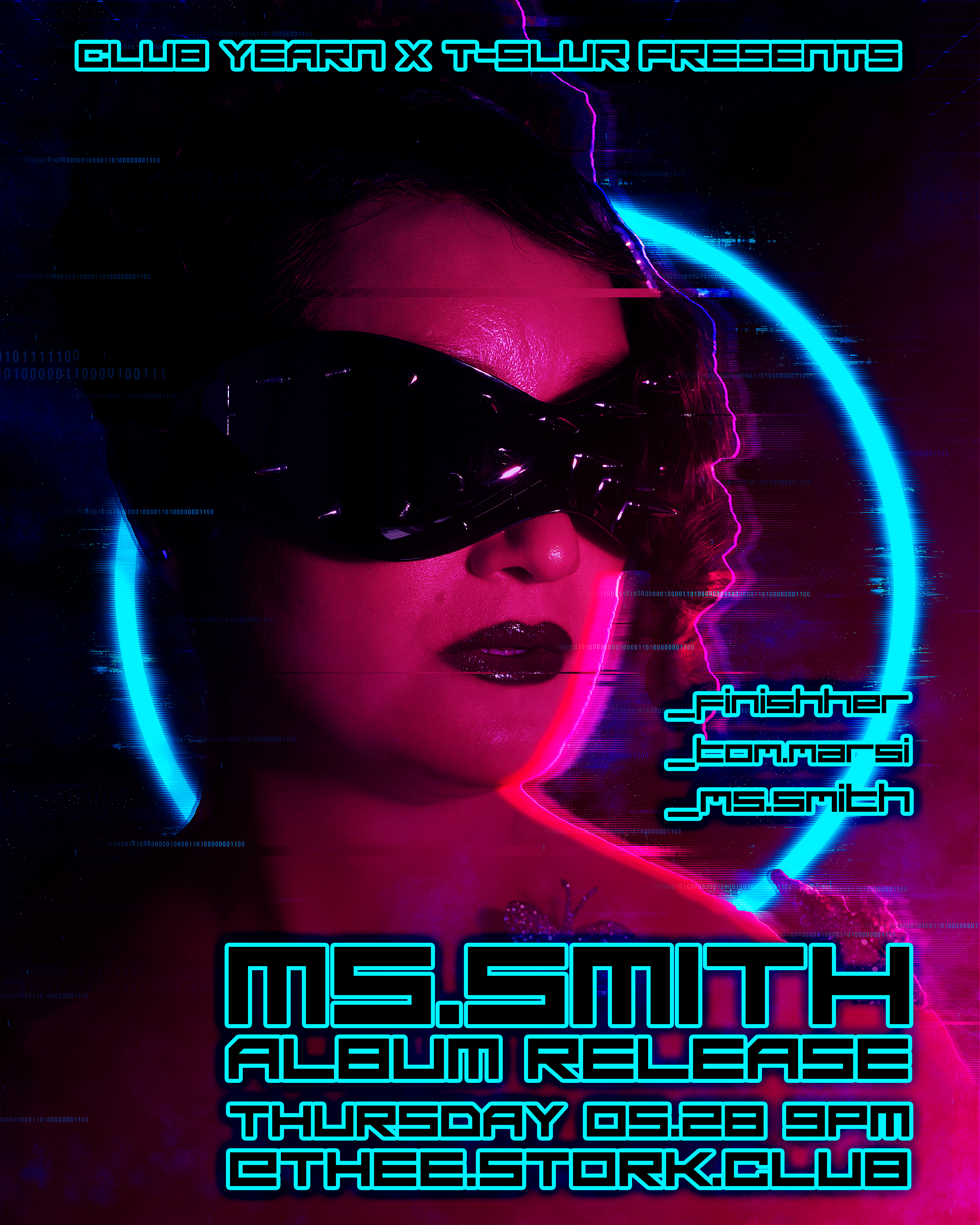 Cover art for #MS.SMITH: Album Release Party — Thee Stork Club